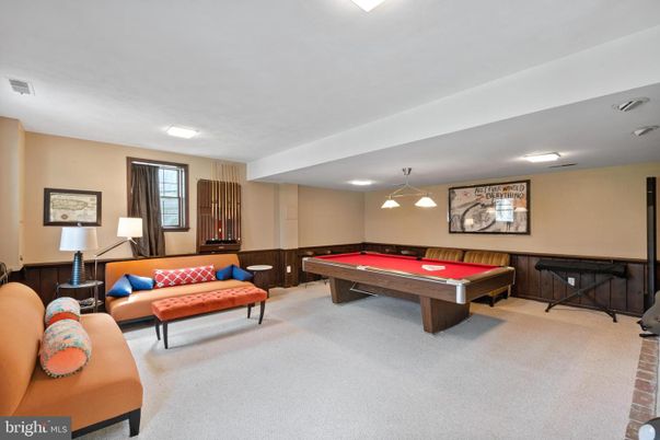 Billiard Table, Game Room, Interior, Living room, Pendant Lights