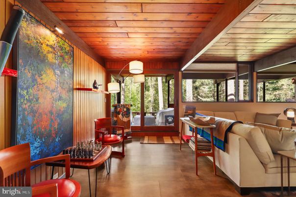 Interior, Living room, Wooden Ceilings