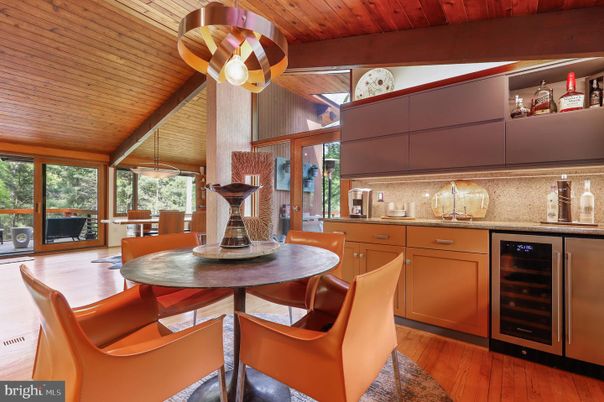 Dining room, Interior, Kitchen, Wooden Beams, Wooden Ceilings, Wood Texture Flooring