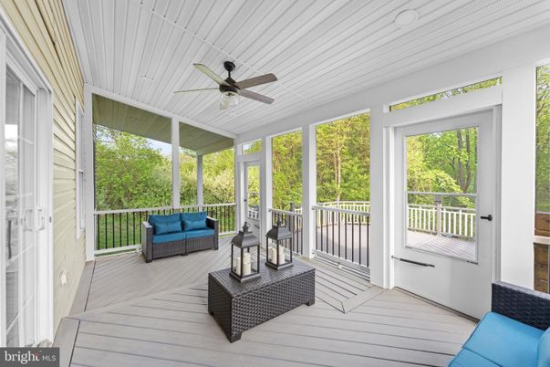 Interior, Sun Room, Wood Texture Flooring