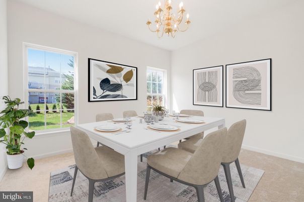 Chandelier, Dining room, Interior