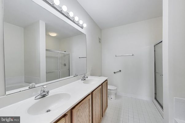 Bathroom, Dual Sink Vanities, Glass Shower, Interior