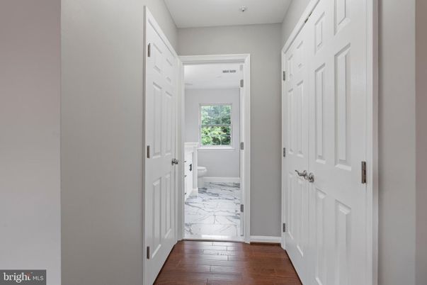 Interior, Marble, Recessed Lighting, Wood Texture Flooring