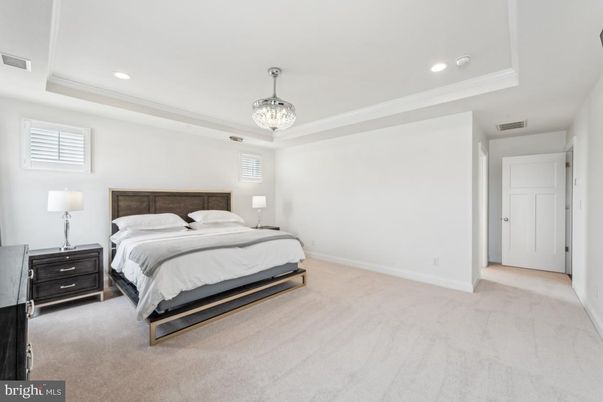 Bedroom, Interior, Pendant Lights, Recessed Lighting