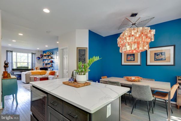 Chandelier, Dining room, Interior, Living room, Recessed Lighting, Wood Texture Flooring