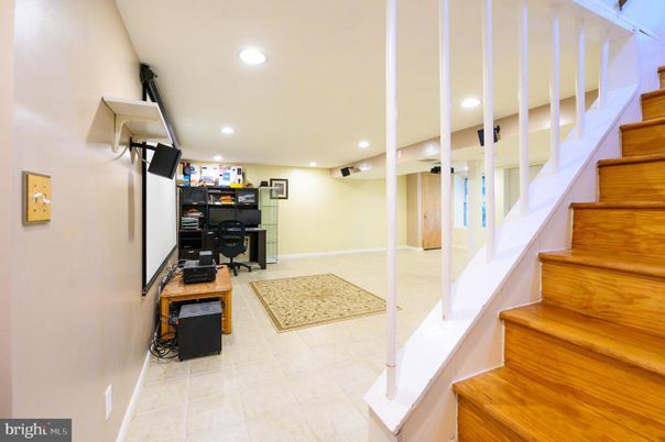 Home Office, Interior, Recessed Lighting