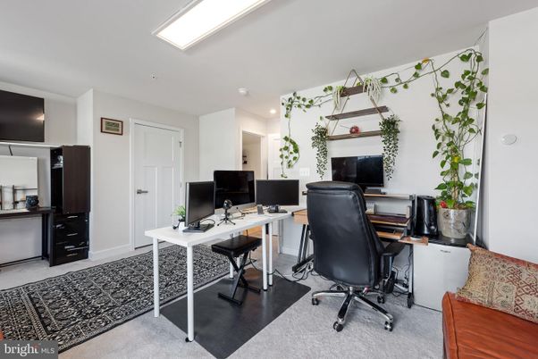 Fireplace, Home Office, Interior, Recessed Lighting