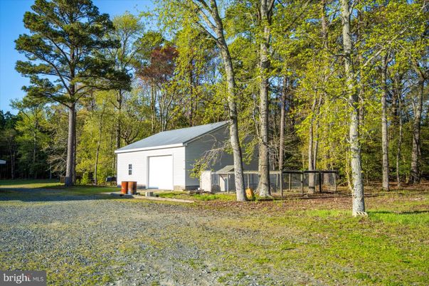 Backyard, Detached Garage, Exterior