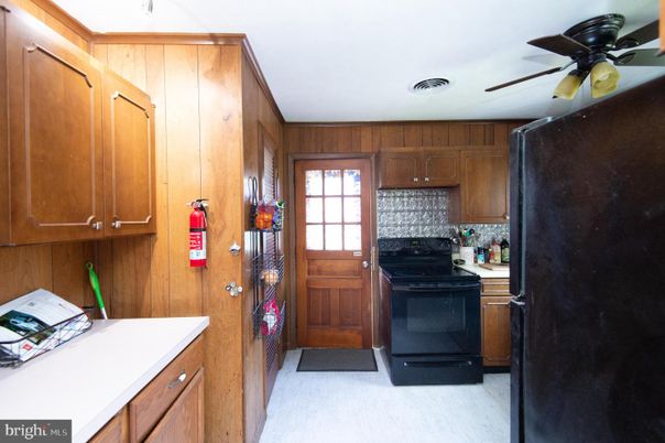 Interior, Kitchen, Wooden Walls