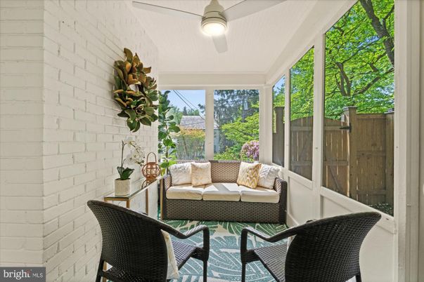 Interior, Stone Walls, Sun Room