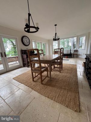 Dining room, Interior, Pendant Lights