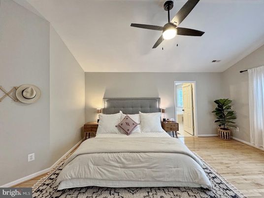 Bedroom, Interior, Wood Texture Flooring