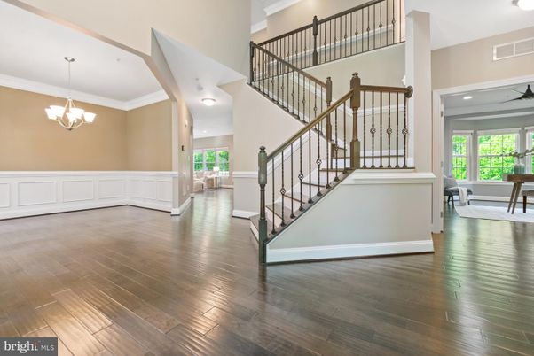Chandelier, Interior, Wood Texture Flooring