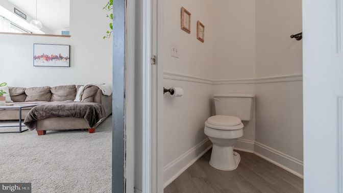 Bathroom, Interior, Wood Texture Flooring