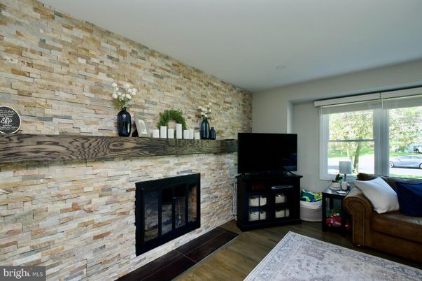 Fireplace, Interior, Stone Walls, Wood Texture Flooring