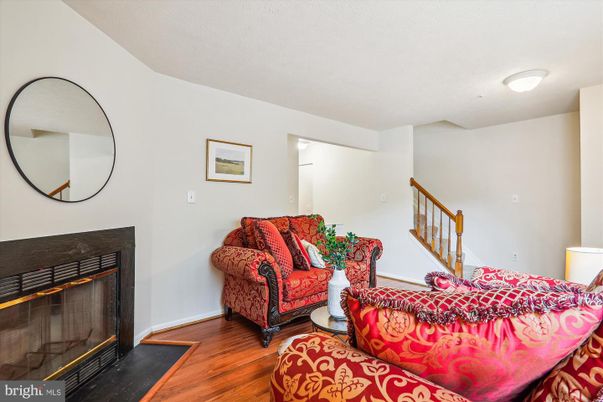 Bedroom, Fireplace, Interior, Wood Texture Flooring