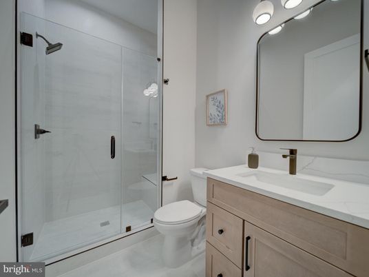 Bathroom, Dual Sink Vanities, Glass Shower, Interior