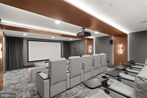 Home Theatre Room, Interior, Projection Screen, Recessed Lighting, Theatre Room