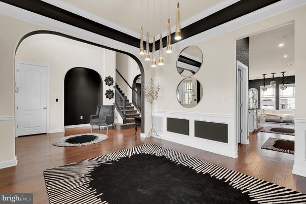Interior, Pendant Lights, Recessed Lighting, Wood Texture Flooring