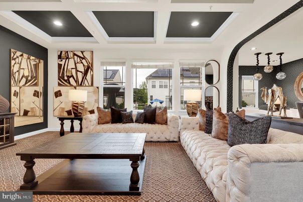 Interior, Living room, Recessed Lighting