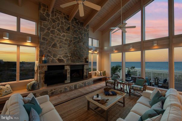 Fireplace, Interior, Living room, Stone Walls, Water, Wooden Beams, Wooden Ceilings