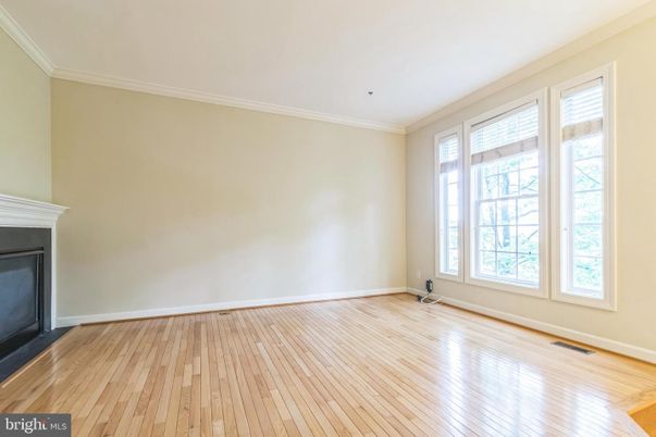 Empty room, Fireplace, Interior, Wood Texture Flooring