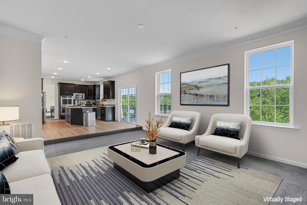 Interior, Kitchen, Living room, Recessed Lighting, Stainless Steel Appliances, Wood Texture Flooring