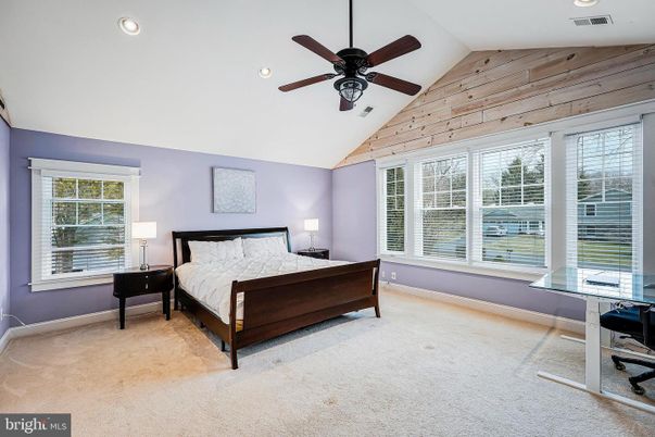 Bedroom, Interior, Recessed Lighting, Wooden Walls