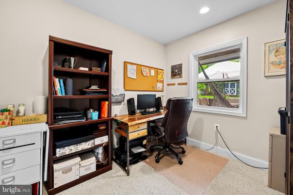 Home Office, Interior, Recessed Lighting