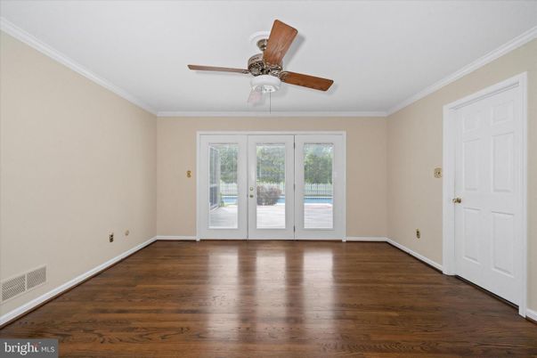 Empty room, Interior, Wood Texture Flooring