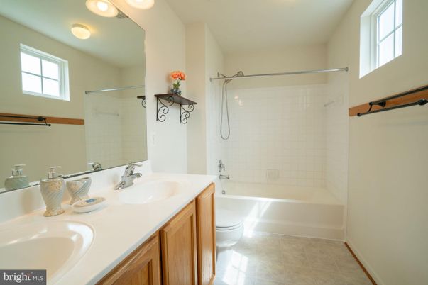 Bathroom, Dual Sink Vanities, Glass Shower, Interior