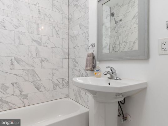 Bathroom, Interior, Marble Walls