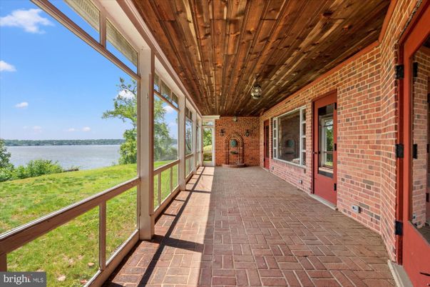 Interior, Stone Walls, Sun Room, Water, Wooden Ceilings