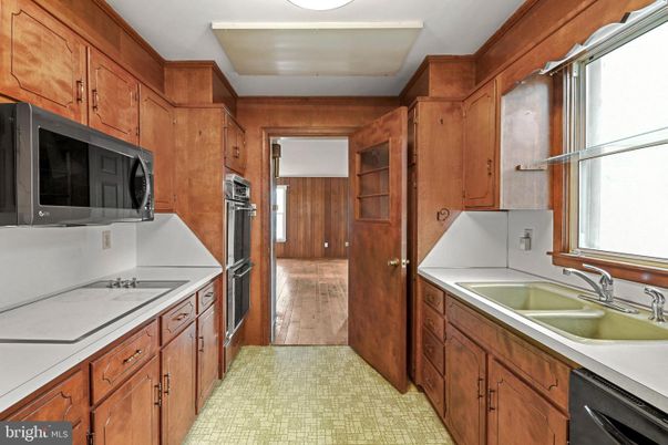 Interior, Kitchen, Wood Texture Flooring