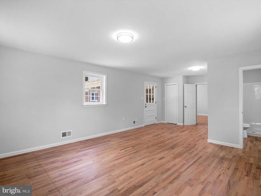 Bathroom, Empty room, Interior, Wood Texture Flooring