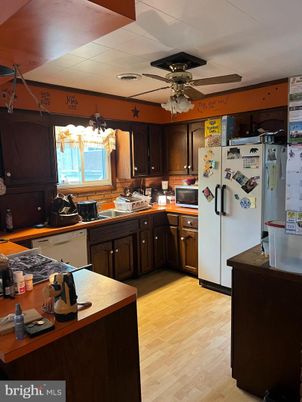 Interior, Kitchen, Wood Texture Flooring
