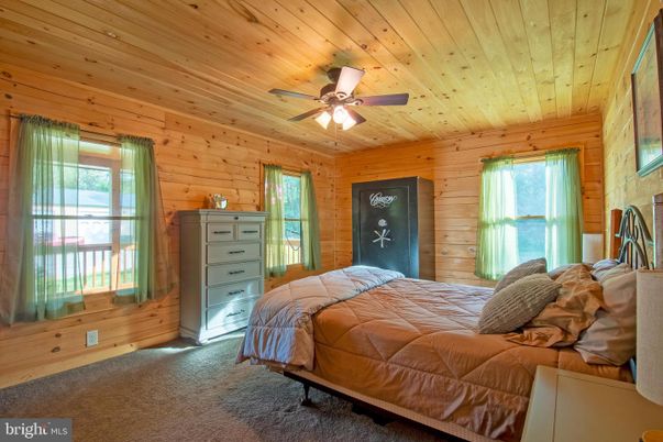 Bedroom, Interior, Wooden Ceilings, Wooden Walls