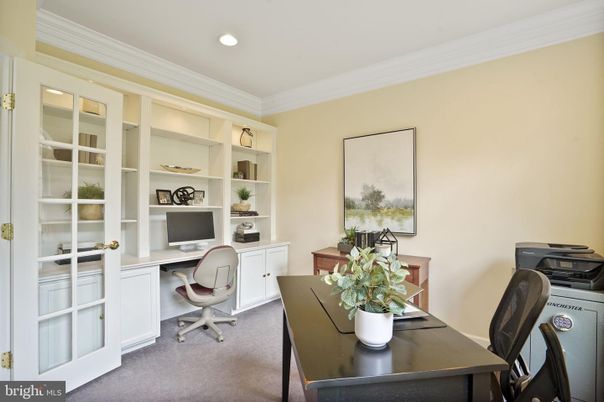 Home Office, Interior, Recessed Lighting