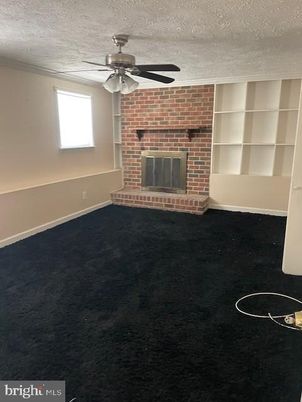 Empty room, Fireplace, Interior, Stone Walls