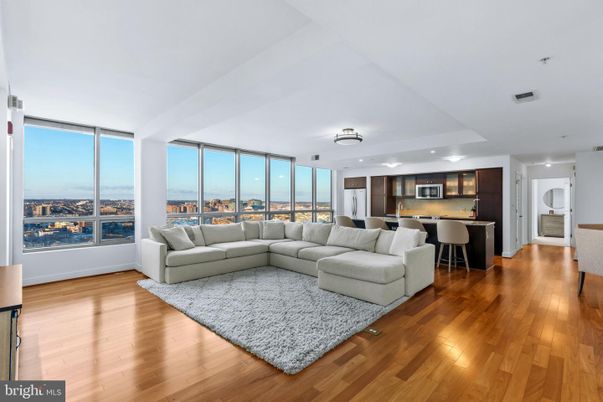 Dining room, Interior, Kitchen, Living room, Recessed Lighting, Stainless Steel Appliances, Wood Texture Flooring