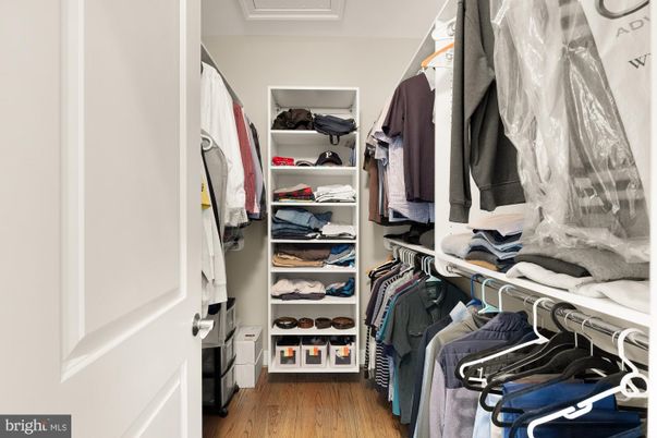 Interior, Walk-in Closets, Wood Texture Flooring