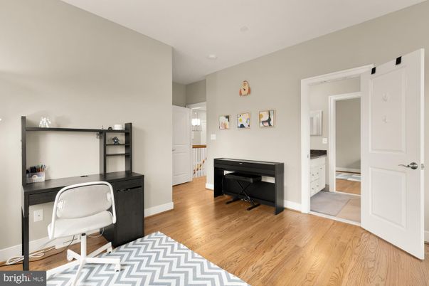 Home Office, Interior, Piano, Wood Texture Flooring