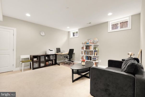 Home Office, Interior, Recessed Lighting