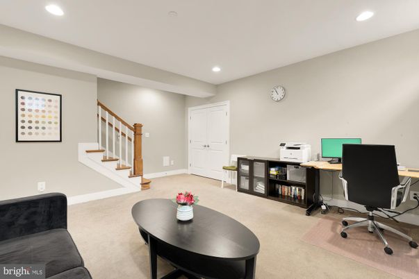 Home Office, Interior, Recessed Lighting
