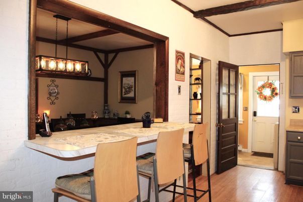 Interior, Pendant Lights, Wooden Beams, Wood Texture Flooring