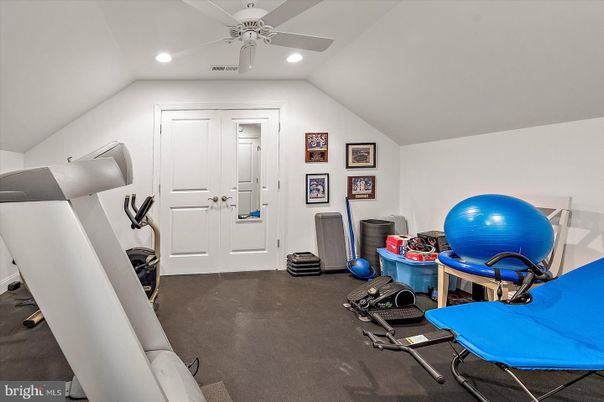 Fitness Equipment, Interior, Recessed Lighting