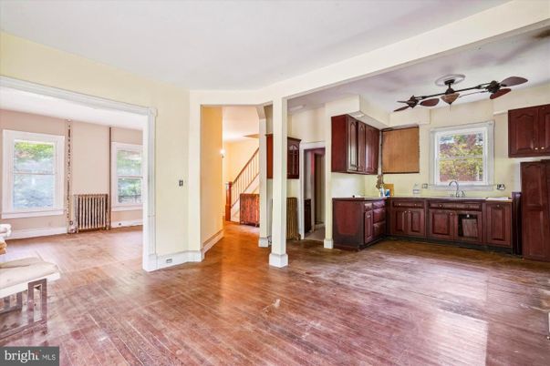 Interior, Kitchen, Wood Texture Flooring