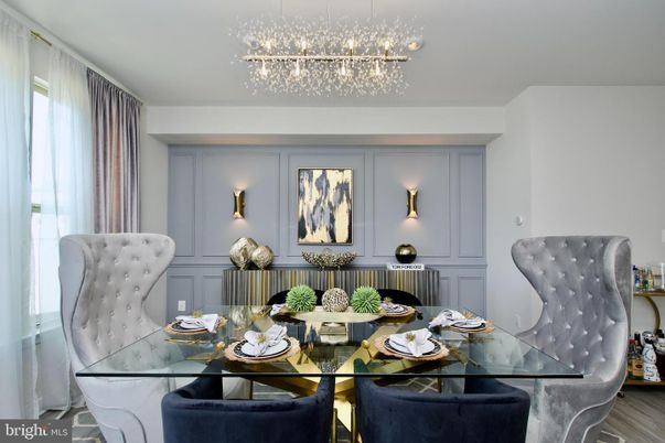 Dining room, Interior, Wood Texture Flooring