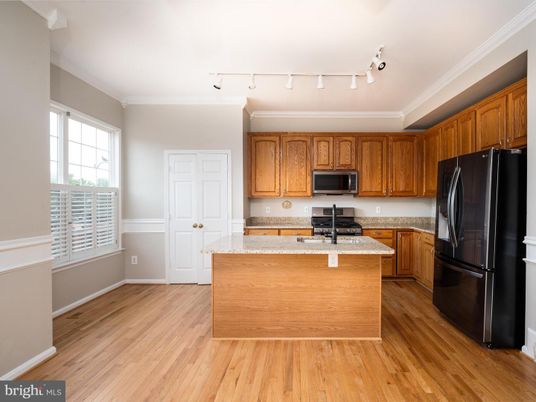 Interior, Kitchen, Wood Texture Flooring