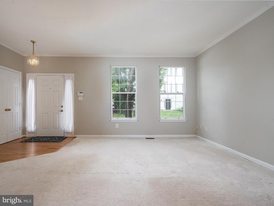 Empty room, Interior, Pendant Lights, Wood Texture Flooring